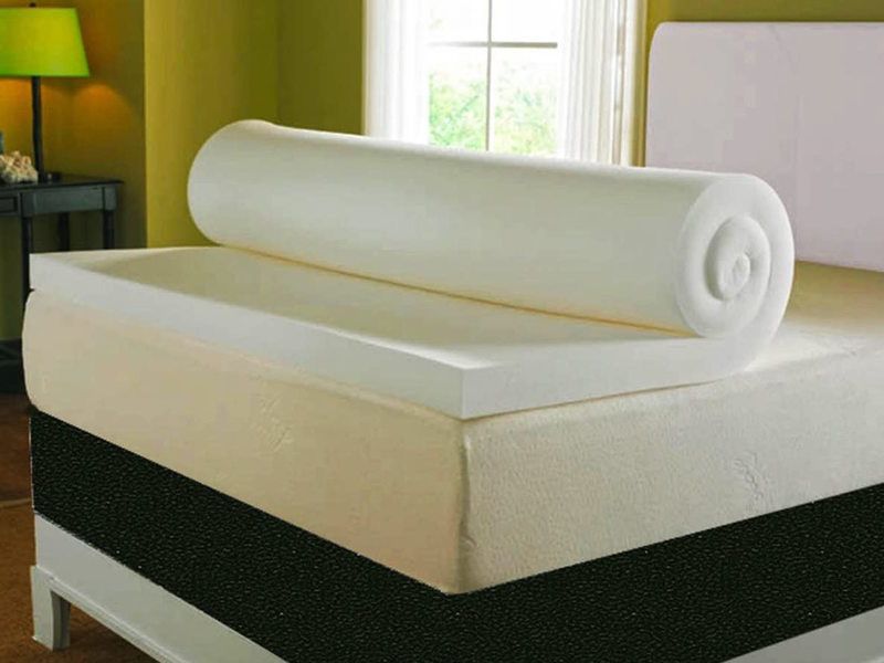 caravan memory foam mattress topper