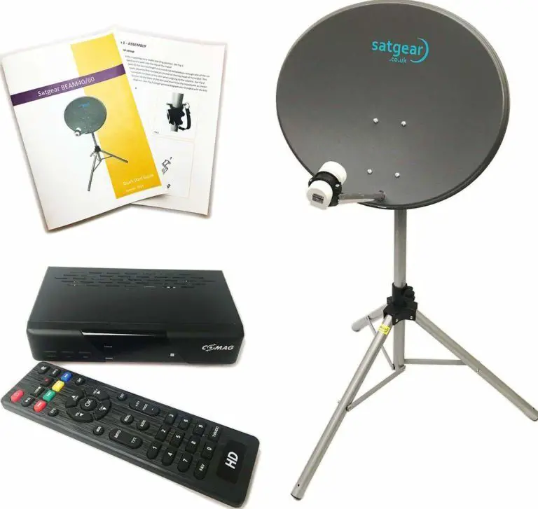 Caravan Portable Satellite Dish Review Guide Pod Caravans