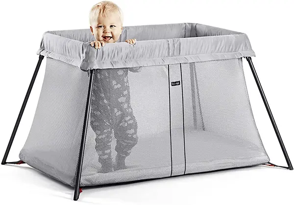 Caravan travel cot from BabyBjorn