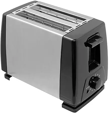 Low wattage toaster for caravans