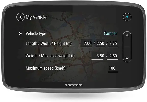 TomTom Go Camper