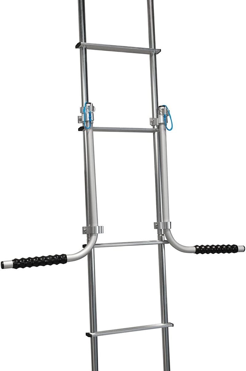 thetford rv ladder mount system isolated on white background