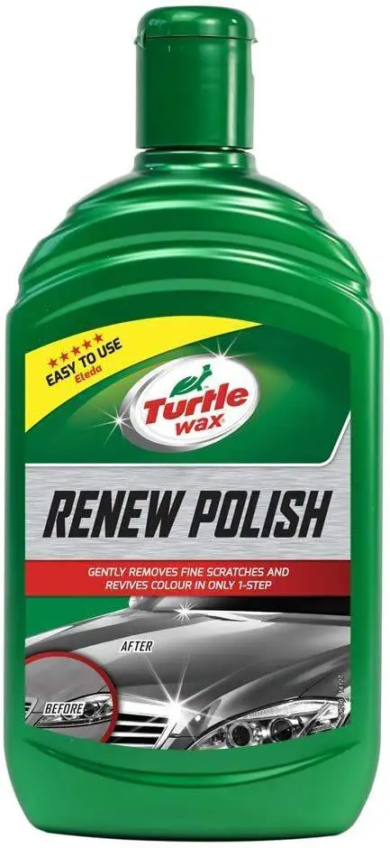 turtle wax 51796 renew liquid car polish isolated on white background